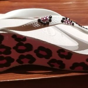 rhinestone flip flops